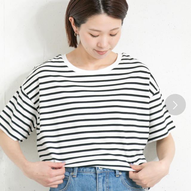 Sonny Label(サニーレーベル)のトルココットンルーズTシャツ レディースのトップス(Tシャツ(半袖/袖なし))の商品写真