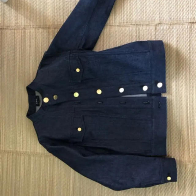 A.p.c スタンドカラー　コットンデニムジャケット55cm