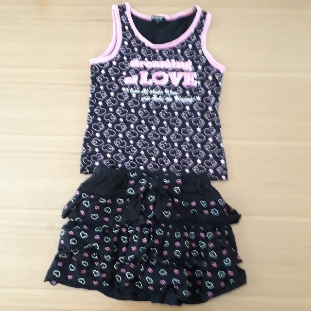 OLLINKARI(オリンカリ)のオリンカリ　タンクトップ　スカート　130 キッズ/ベビー/マタニティのキッズ服女の子用(90cm~)(スカート)の商品写真