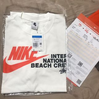 ステューシー(STUSSY)のSTÜSSY / NIKE REACH THE BEACH POSSE TEE白(Tシャツ/カットソー(半袖/袖なし))