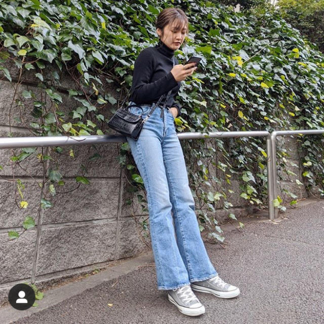 新型美脚神デニム♡MOUSSY mvs flear♡mvsフレアデニム新品未使用-