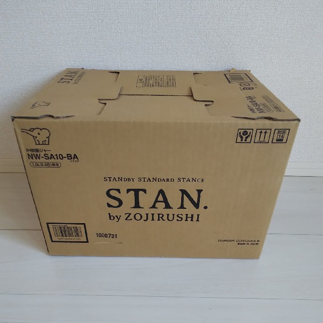 象印(ゾウジルシ)の【新品・未開封】象印 IH炊飯器 スタン STAN NWSA10-BA ブラック スマホ/家電/カメラの調理家電(炊飯器)の商品写真