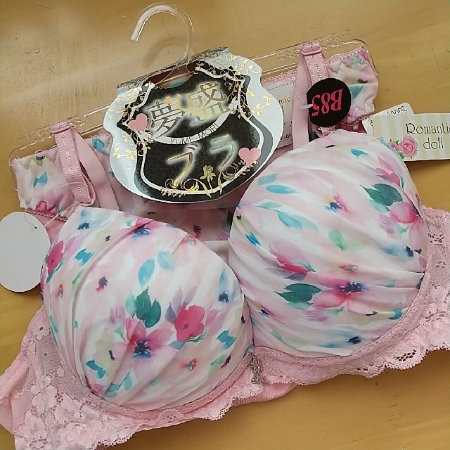 m(★¨★)m W夢盛り姫ブラセット☆romantic doll☆Ｂ85ＬＬ…★ レディースの下着/アンダーウェア(ブラ&ショーツセット)の商品写真