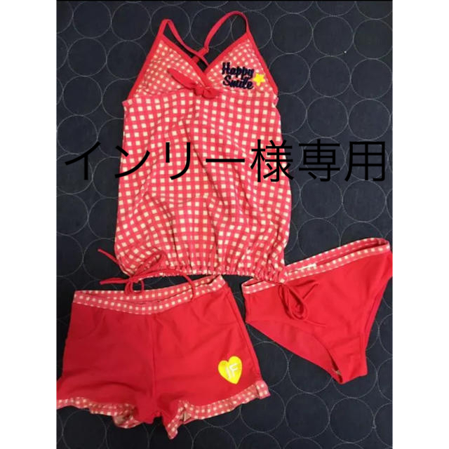 INGNI First(イングファースト)のチェック柄水着140㌢ キッズ/ベビー/マタニティのキッズ服女の子用(90cm~)(水着)の商品写真