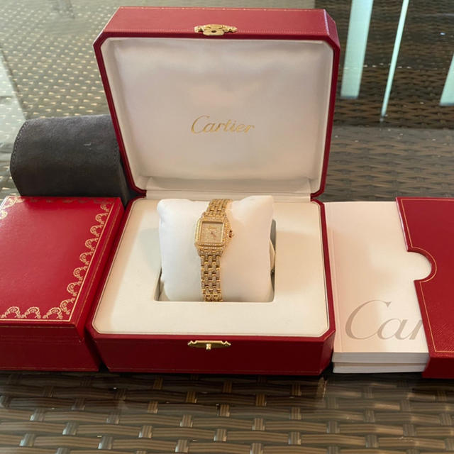 Cartier(カルティエ)のカルティエ　パンテール　K18YG ダイヤ レディースのファッション小物(腕時計)の商品写真