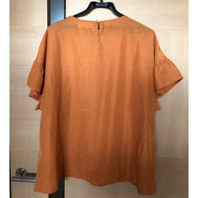 サブストリート SAB STREET 15号　オレンジ　ブラウス レディースのトップス(シャツ/ブラウス(半袖/袖なし))の商品写真
