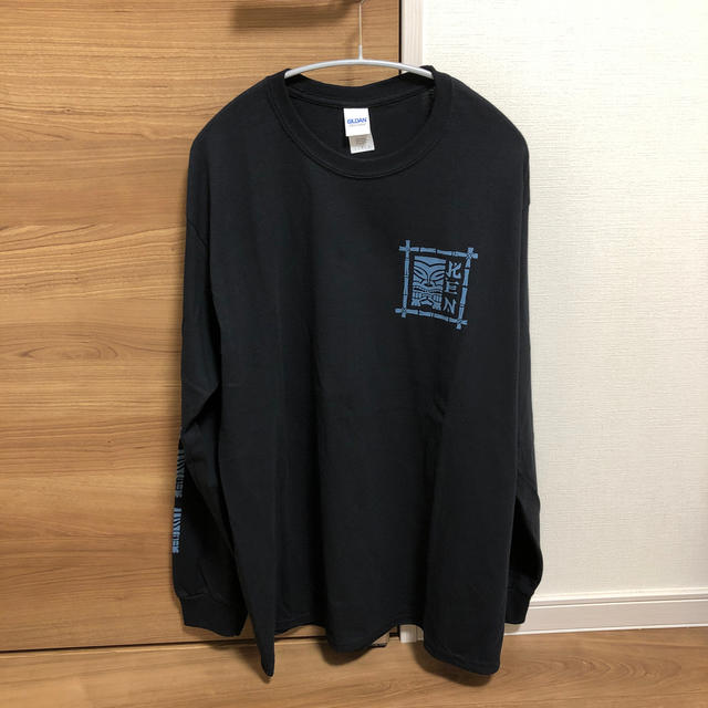 GILDAN(ギルタン)のwoodstics ken yokoyama 横山健　ロンT Lサイズ　黒 メンズのトップス(Tシャツ/カットソー(七分/長袖))の商品写真