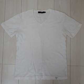アズールバイマウジー(AZUL by moussy)のAZUL by moussy 白 シャツ 半袖 メンズ(Tシャツ/カットソー(半袖/袖なし))