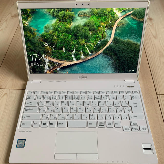 【美品】富士通　LIFEBOOK UH75/B3 22年3月まで保証