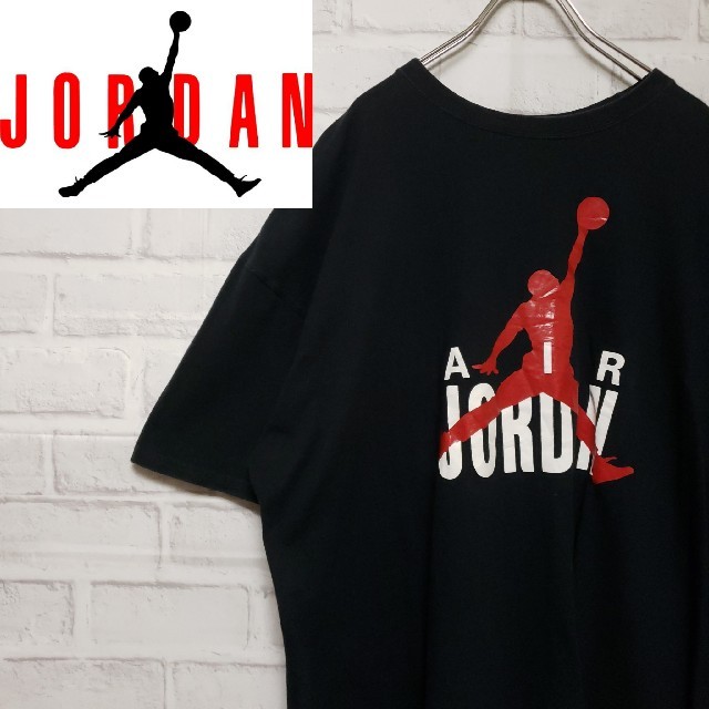 《人気ブランド》ナイキ エアジョーダン ジャンプマン Tシャツ ブラック 3XL メンズのトップス(Tシャツ/カットソー(半袖/袖なし))の商品写真