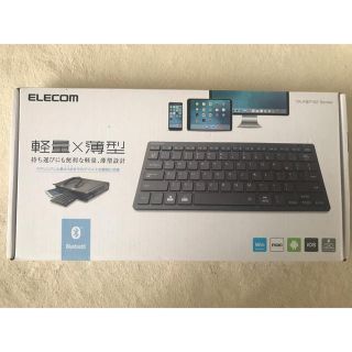 エレコム(ELECOM)の ELECOM TK-FBP102BK ワイヤレスキーボード(PC周辺機器)