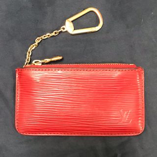 ルイヴィトン(LOUIS VUITTON)の【本物】エピ/ポシェットクレ/小銭入れ/コインケース/正規品/キーリング(コインケース/小銭入れ)