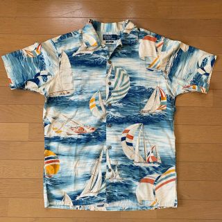 ポロラルフローレン(POLO RALPH LAUREN)のvintage 90s POLO 総柄アロハシャツ Mサイズ 美品(シャツ)