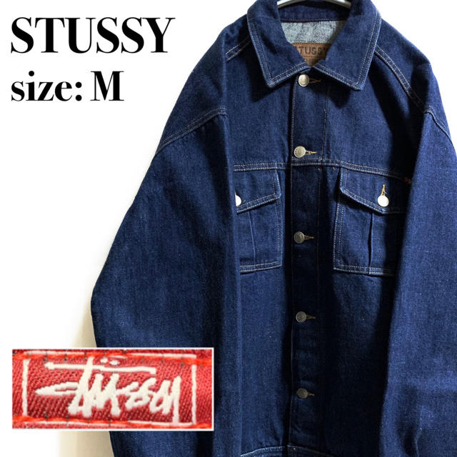 90s old stussy 1st type デニムジャケット