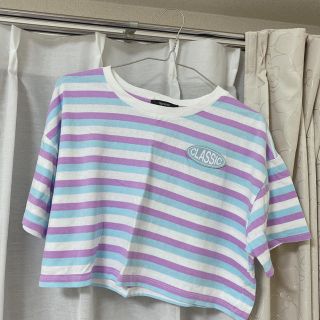 フォーエバートゥエンティーワン(FOREVER 21)のForever21 クロップド丈トップス(Tシャツ(半袖/袖なし))