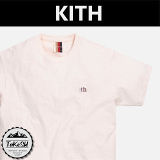 シュプリーム(Supreme)のキス ロゴ Tシャツ KITH PASTEL SOFT RED ピンク XS(Tシャツ/カットソー(半袖/袖なし))