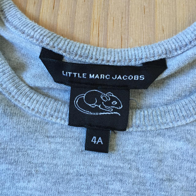 MARC JACOBS(マークジェイコブス)のリトルマーク 4A Tシャツ グレー キッズ/ベビー/マタニティのキッズ服女の子用(90cm~)(Tシャツ/カットソー)の商品写真