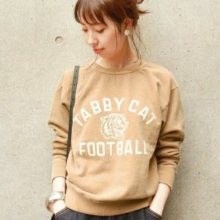 スピックアンドスパン(Spick & Span)の完売品！Spick & Span 【MIXTA】SWEAT(TABBY CAT)(トレーナー/スウェット)