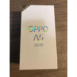 【新品・未使用・未開封】OPPO A5 2020　ブルー　楽天(スマートフォン本体)