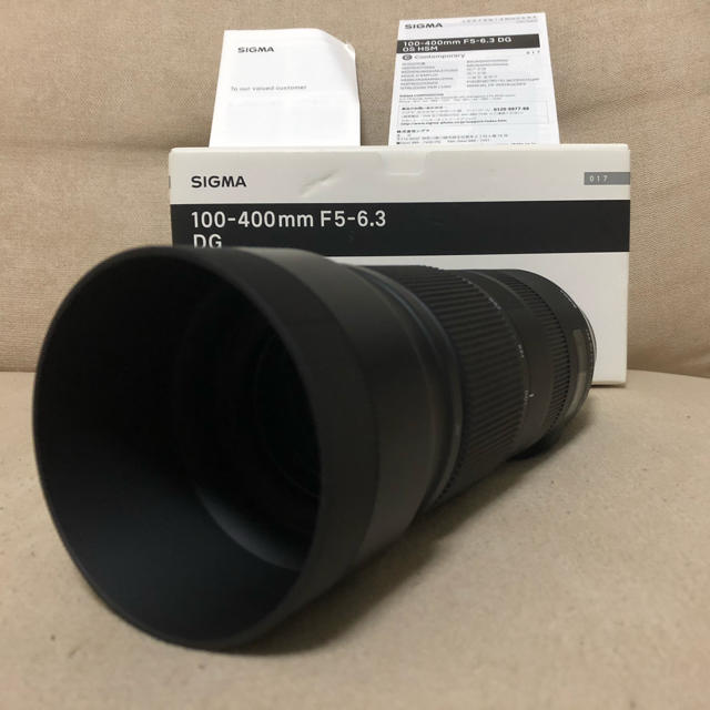 sigma 100-400mm f5-6.3 dg c efマウントレンズ(ズーム)