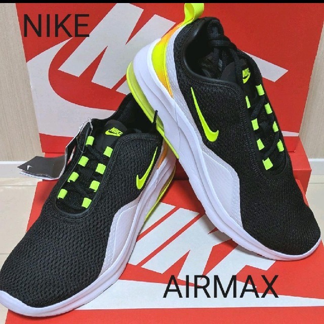 スニーカー NIKE エアマックス AIRMAX モーション 27cm 黒