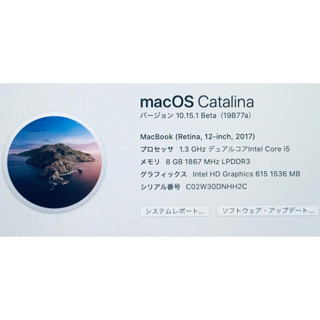 (67)MacBook12インチ/2017/i5/8G/512G 1