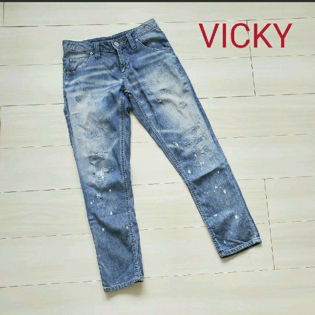 VICKY(ビッキー)のVICKY デニム ジーンズ リメイクデニム レディースのパンツ(デニム/ジーンズ)の商品写真