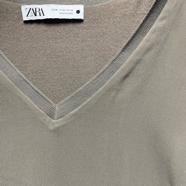 ZARA(ザラ)のZARA  シフォン　ブラウス レディースのトップス(シャツ/ブラウス(長袖/七分))の商品写真