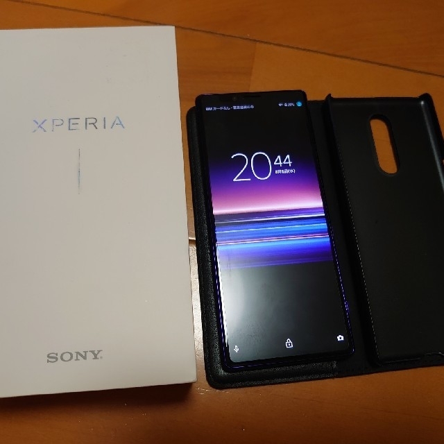 海外版(香港版)のXperia 1 パープル SIMフリー J9110 - スマートフォン
