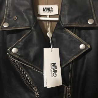 マルタンマルジェラ(Maison Martin Margiela)のMM6 maison  malgiera ライダース　▪️タグ有　新品未使用(ライダースジャケット)