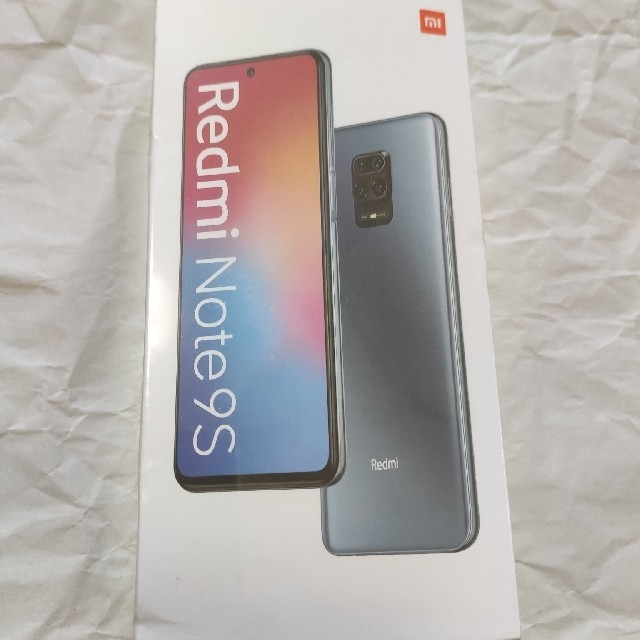 新品】Redmi Note 9S グローバル版 6GB/128GB グレイ 新品】Redmi Note 9S グローバル版 6GB/128GB グレイ