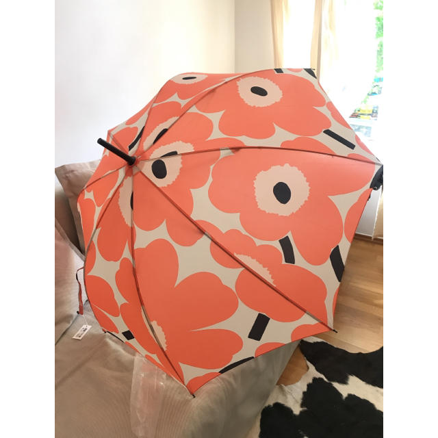 marimekko(マリメッコ)の長傘　ウニッコ　コーラル レディースのファッション小物(傘)の商品写真
