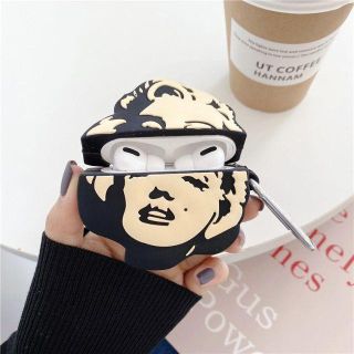 Airpods Pro ケース　マリリンモンロー Marilyn Monroe(ストラップ/イヤホンジャック)