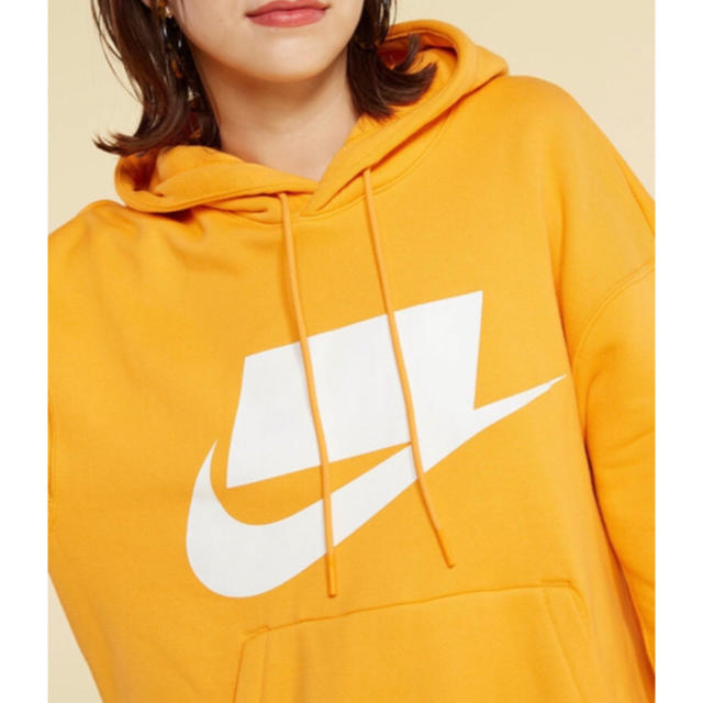 NIKE ルーズフィット パーカー hoodie オレンジ L