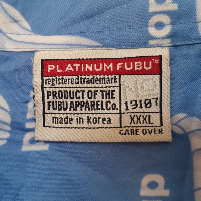 PLATINUM FUBU(プラティナムフブ)のFUBU 古着 アロハシャツ 柄シャツ メンズのトップス(シャツ)の商品写真