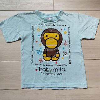 アベイシングエイプ(A BATHING APE)の BABY MILO キッズＴシャツ (Tシャツ/カットソー)