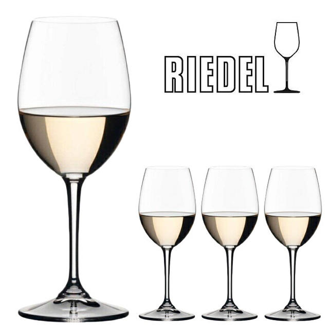 RIEDEL(リーデル)の【新品未使用】リーデル 白ワイングラス 4個セット インテリア/住まい/日用品のキッチン/食器(アルコールグッズ)の商品写真
