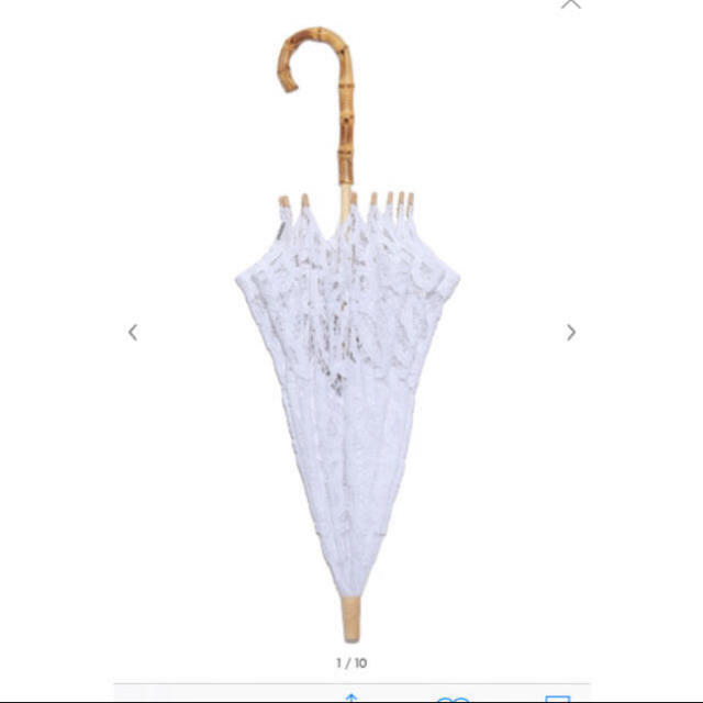 SNIDEL(スナイデル)のsnidel  日傘　レース レディースのファッション小物(傘)の商品写真