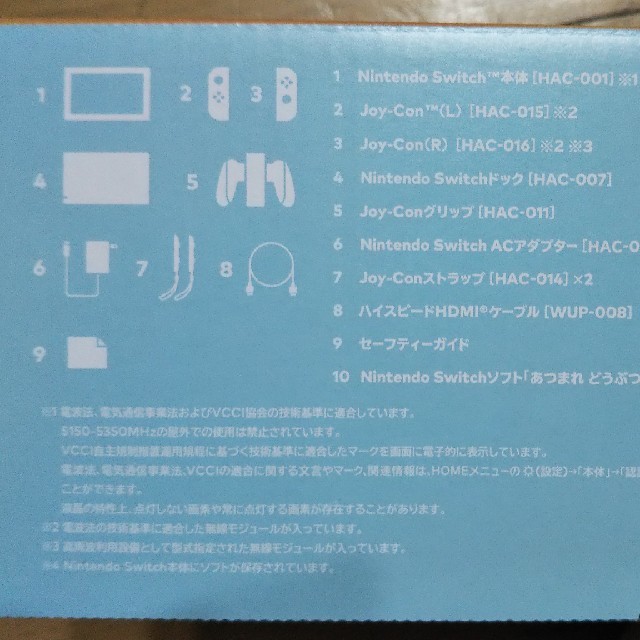 家庭用ゲーム機本体NintendoSwitch どうぶつの森パッケージ