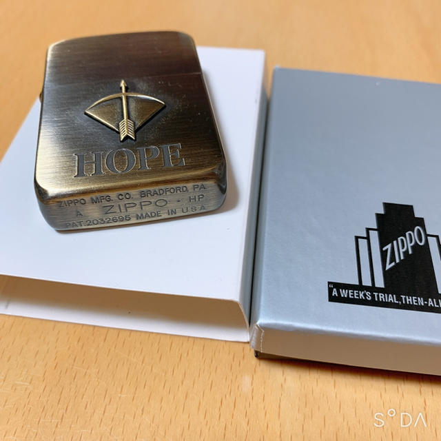 ZIPPO(ジッポー)の＊新品未使用＊レア＊ ZIPPO HOPE メンズのファッション小物(タバコグッズ)の商品写真