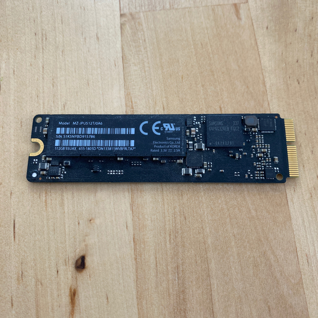 Apple 純正 SSD 512GB