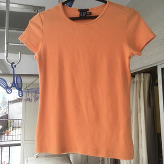 ギャップ(GAP)のGAP ストレッチTシャツ オレンジ xxs(Tシャツ(半袖/袖なし))