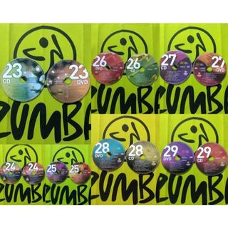 ズンバ(Zumba)のZUMBA　ズンバ　ZIN23～ZIN29　CD　DVD　インストラクター専用(スポーツ/フィットネス)