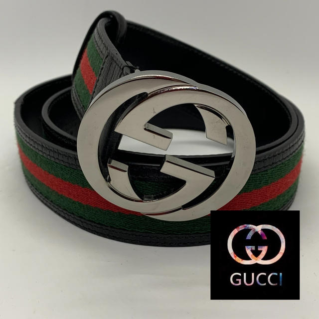 Gucci(グッチ)のGUCCI☆GGシェリーラインベルト☆美品 メンズのファッション小物(ベルト)の商品写真