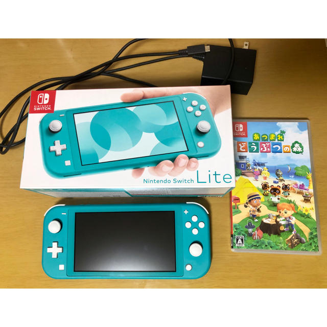 【美品】ニンテンドースイッチライトとあつまれどうぶつの森セット