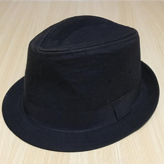 エイチアンドエム(H&M)のハット 黒 帽子(メンズ)(ハット)