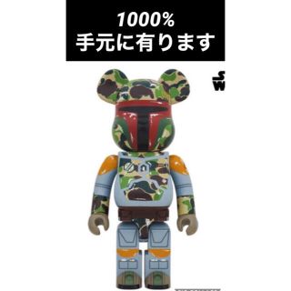 アベイシングエイプ(A BATHING APE)のBAPE STAR WARS CAMO BOBA FETT BE@RBRICK(その他)