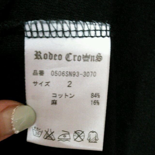 RODEO CROWNS(ロデオクラウンズ)のロデオクラウンズ☆Tシャツワンピース レディースのワンピース(ひざ丈ワンピース)の商品写真