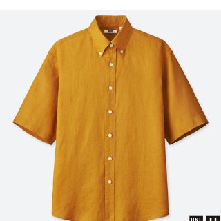 ユニクロ(UNIQLO)のUniqlo U ルメール 2019ＳＳプレミアムリネンワイドフィットシャツ　Ｓ(シャツ)