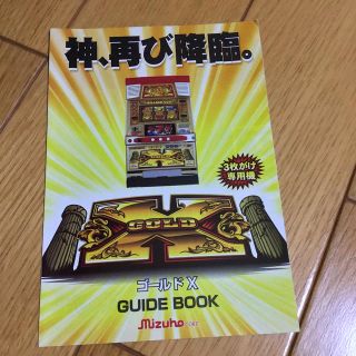 ゴールドX パチスロ小冊子　ミズホ　アルゼ(印刷物)